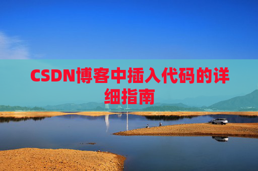 CSDN博客中插入代码的详细指南